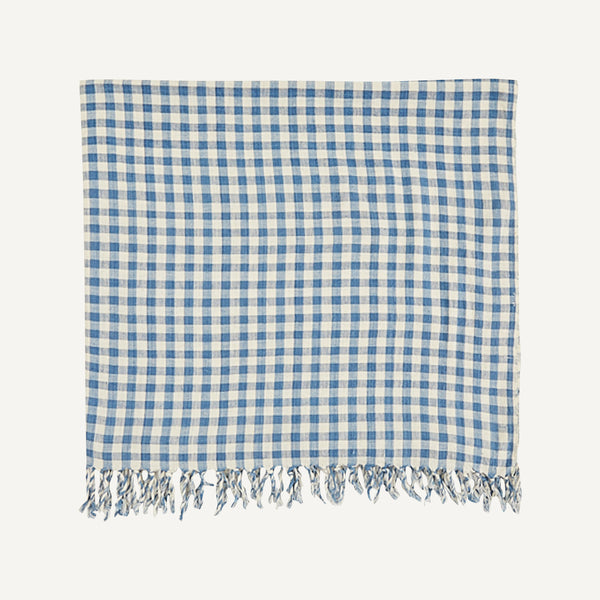 HANDLOOMED CHECKED TABLECLOTH