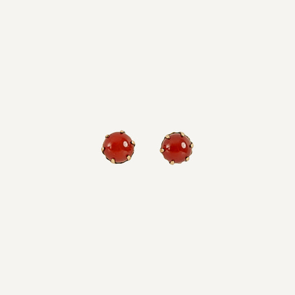 VINTAGE CARNELIAN EARRINGS