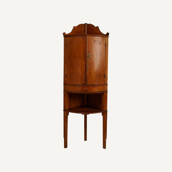 ANTIQUE FRAMED CORNER CABINET