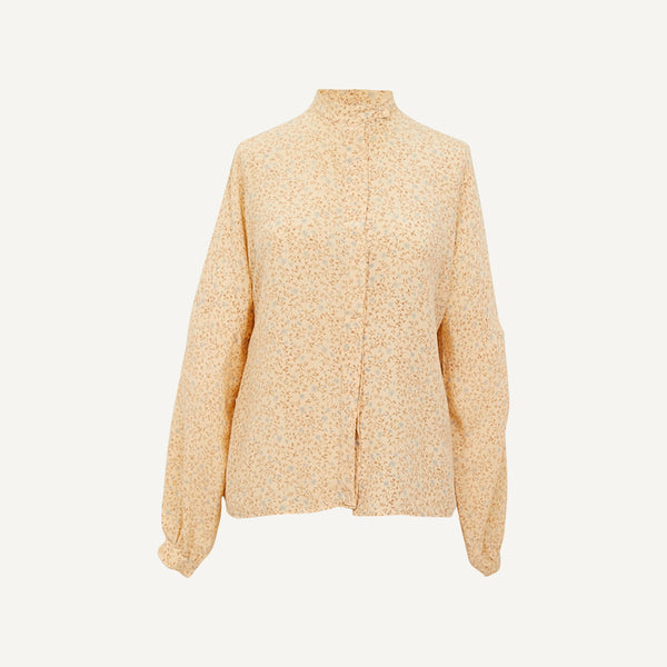 VINTAGE CALVIN KLEIN + PLAIN GOODS SILK BLOUSE
