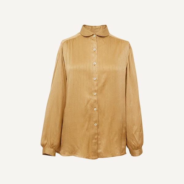 VINTAGE RAYURE + PLAIN GOODS SHIRT
