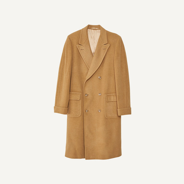 VINTAGE ED MITCHELL + PLAIN GOODS CAMEL HAIR TOPCOAT