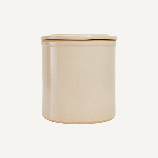 VINTAGE LIDDED CROCK