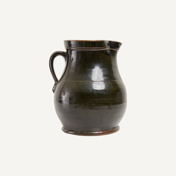 ANTIQUE EARTHENWARE PITCHER