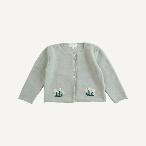 PLAIN GOODS EMBROIDERED CARDIGAN