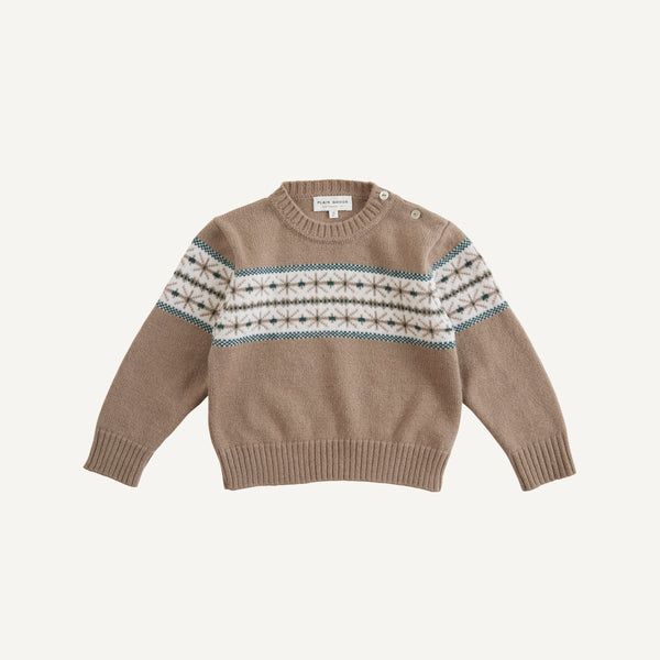 PLAIN GOODS CHILDREN'S FAIR ISLE SWEATER