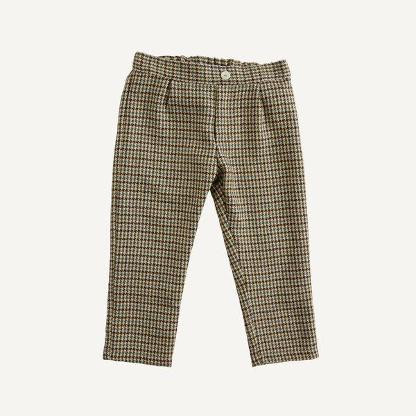 PLAIN GOODS HOUNDSTOOTH PANTS