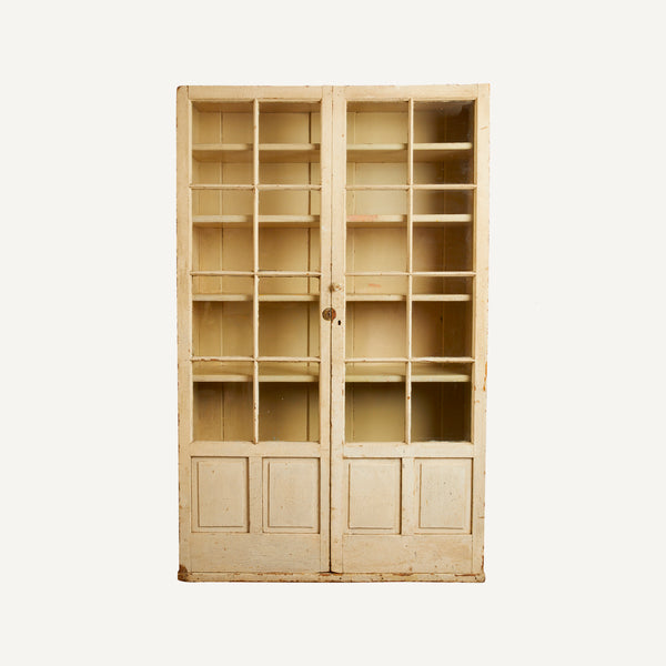 ANTIQUE CRACKLE FINISH CABINET