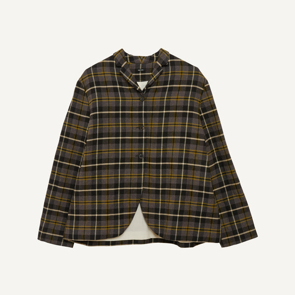 APUNTOB PLAID WOOL JACKET