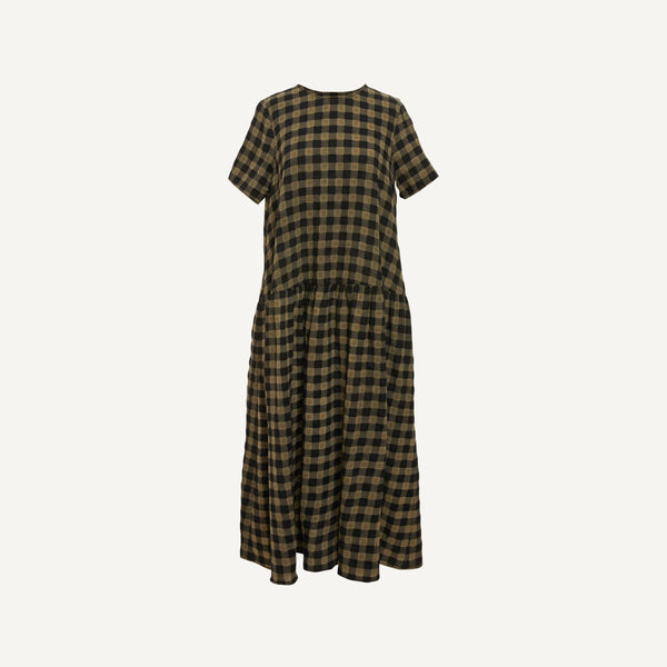 APUNTOB WOOL GAUZE DRESS