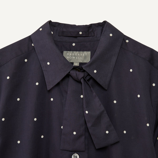 MARGARET HOWELL NECK TIE SHIRT