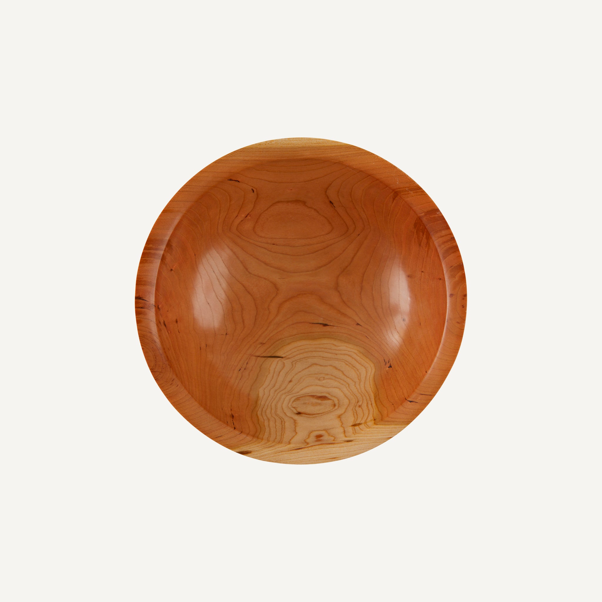 WILD CHERRY HAND-TURNED WOOD BOWL