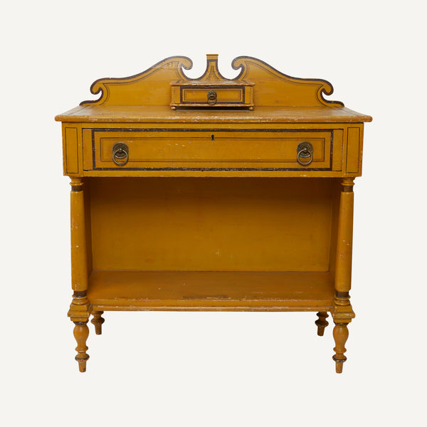 ANTIQUE PAINTED HALL TABLE