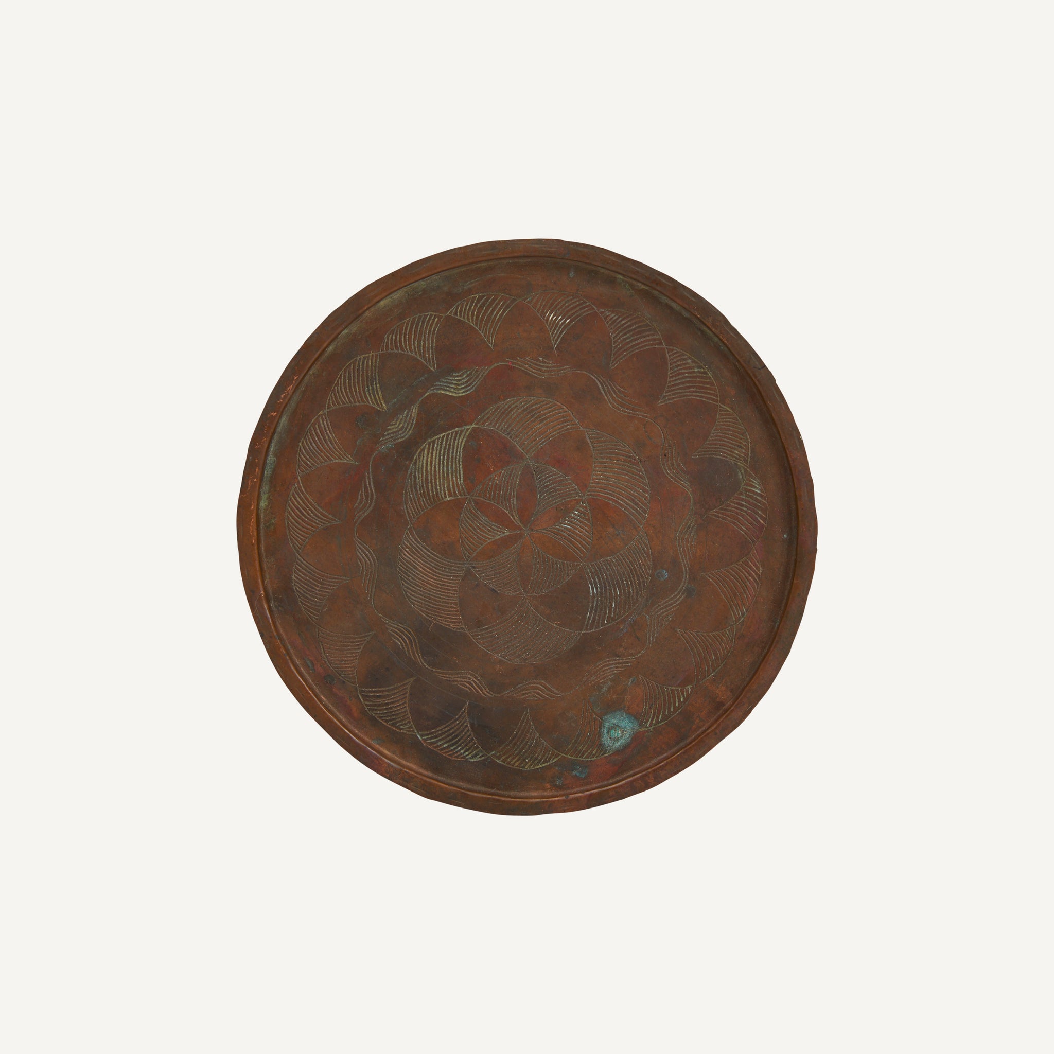 ANTIQUE COPPER TRAY