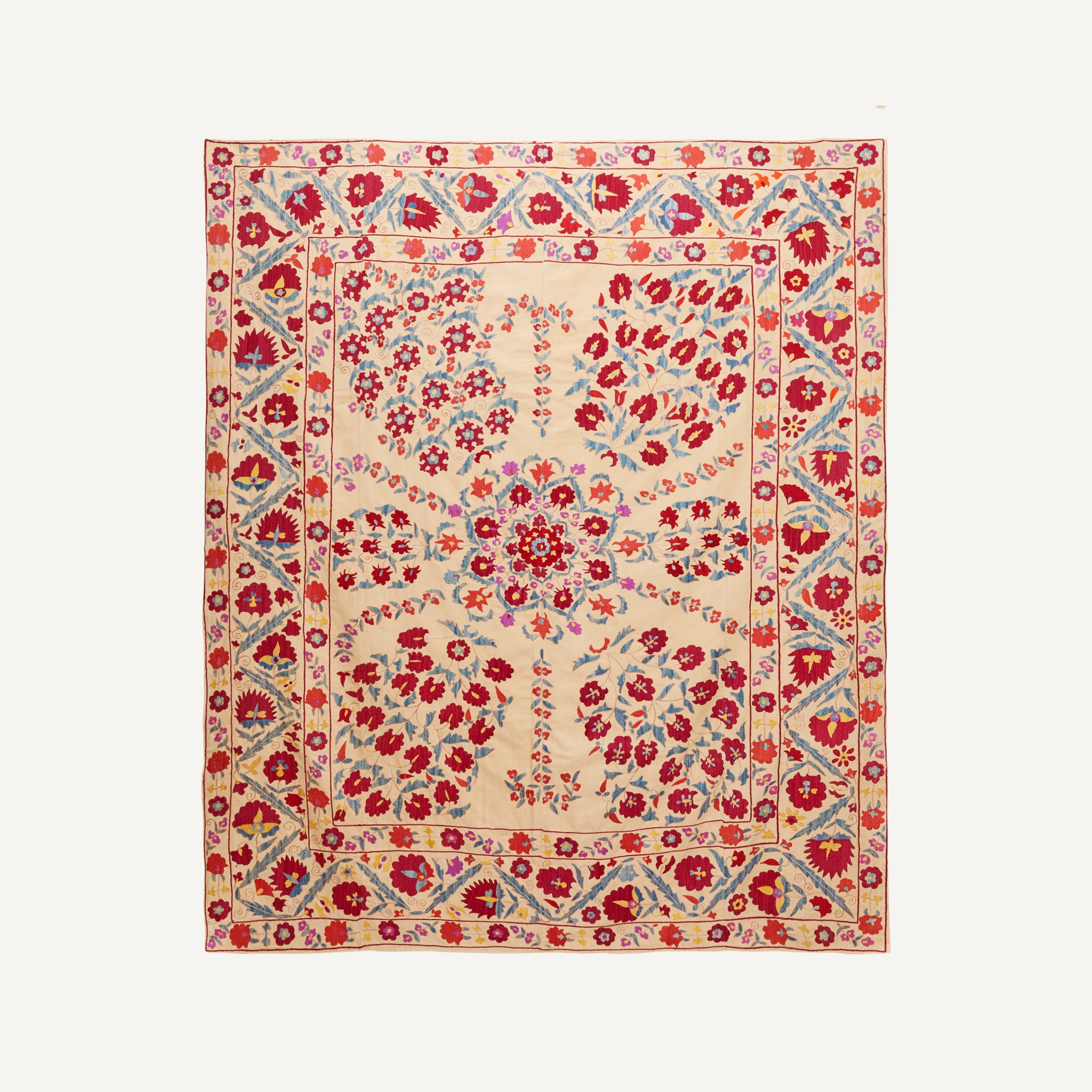 ANTIQUE SUZANI TEXTILE