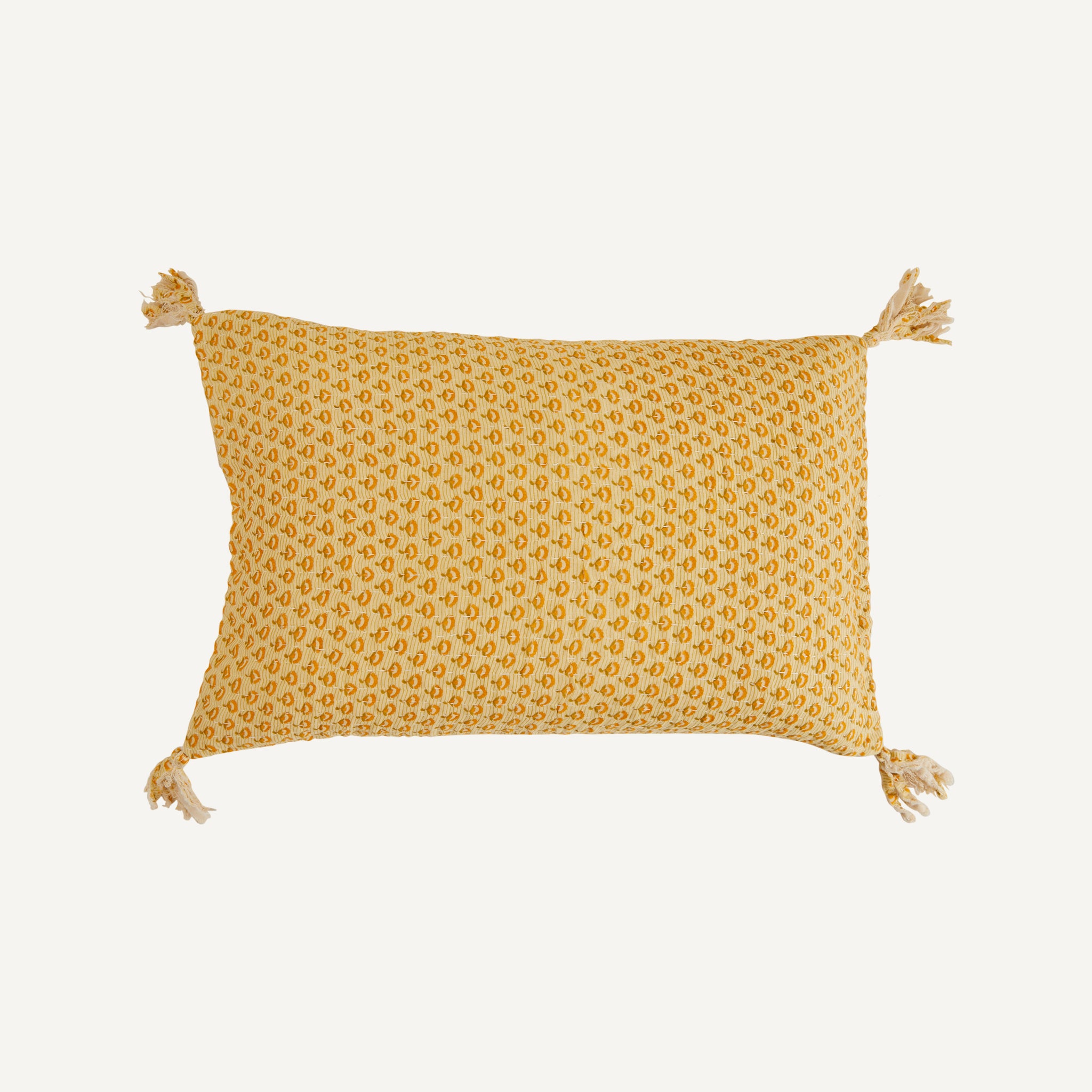 VINTAGE KANTHA FABRIC PILLOW