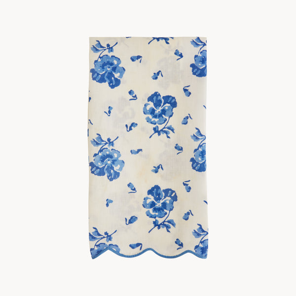 VINTAGE D.PORTHAULT LINEN FINGERTIP TOWEL