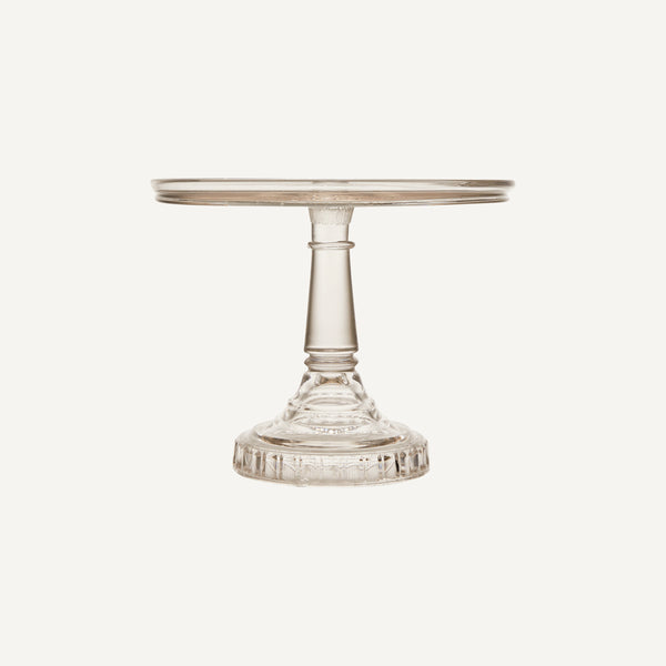 ANTIQUE GLASS CAKE STAND
