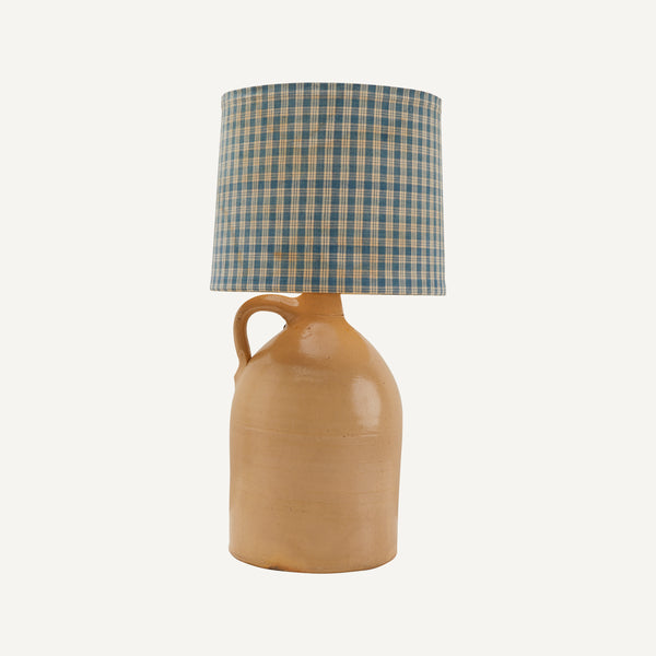 ANTIQUE STONEWARE JUG LAMP