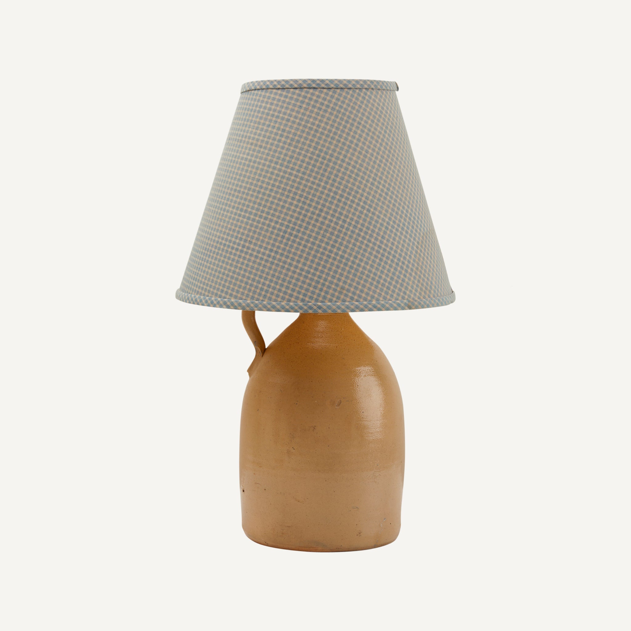 ANTIQUE STONEWARE JUG LAMP