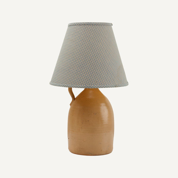 ANTIQUE STONEWARE JUG LAMP