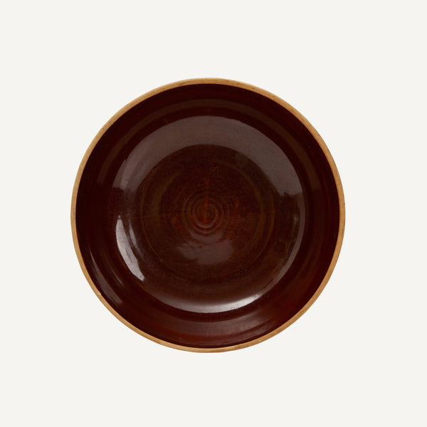 ANTIQUE STONEWARE BOWL