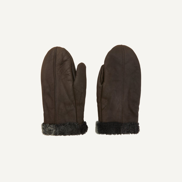 VINTAGE SHEARLING MITTENS