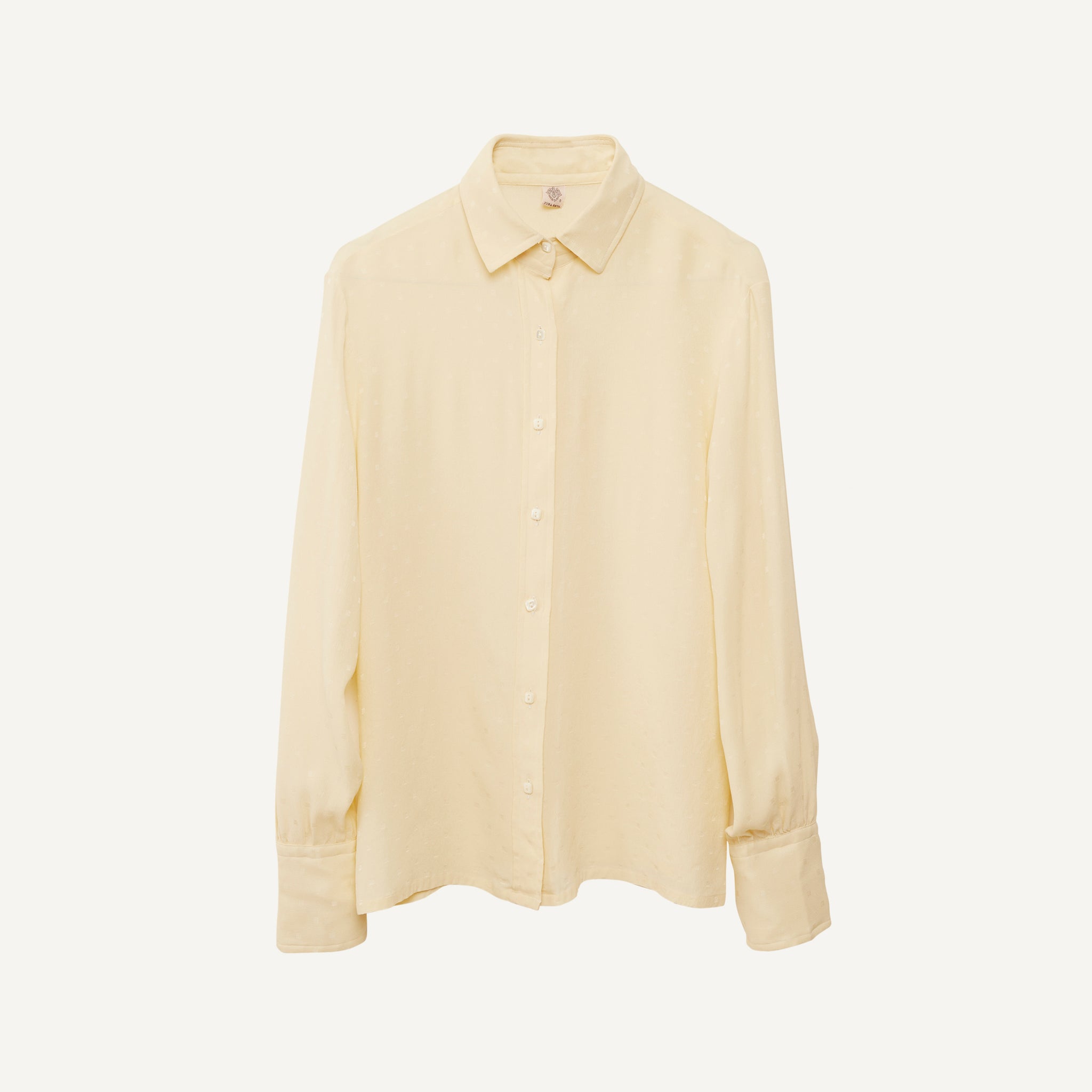 VINTAGE SILK JACQUARD SHIRT