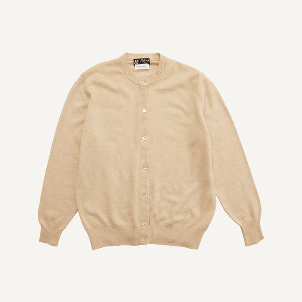 VINTAGE RENEL + PLAIN GOODS CASHMERE CARDIGAN