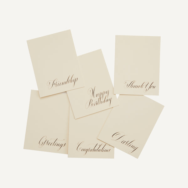 CALLIGRAPHY GREETING CARD