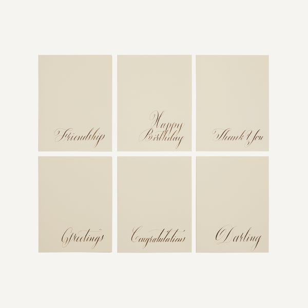 CALLIGRAPHY GREETING CARD