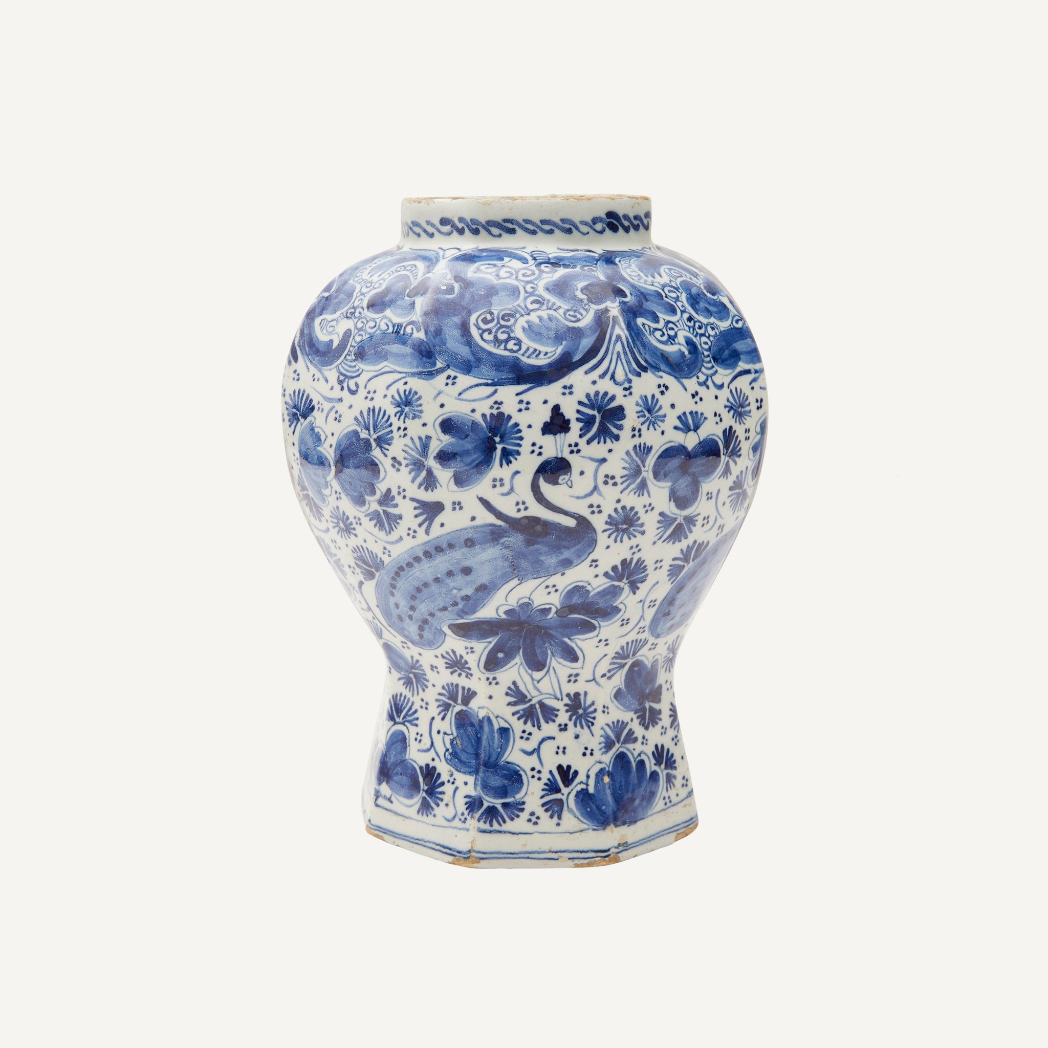 ANTIQUE DUTCH DELFT BALUSTER