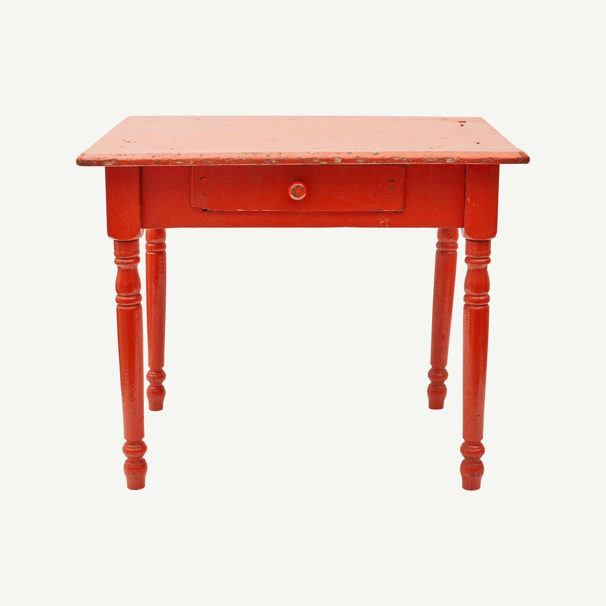 ANTIQUE PAINTED SIDE TABLE