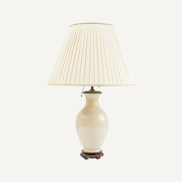 ANTIQUE RAKU LAMP