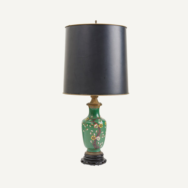 ANTIQUE CLOISONNE LAMP