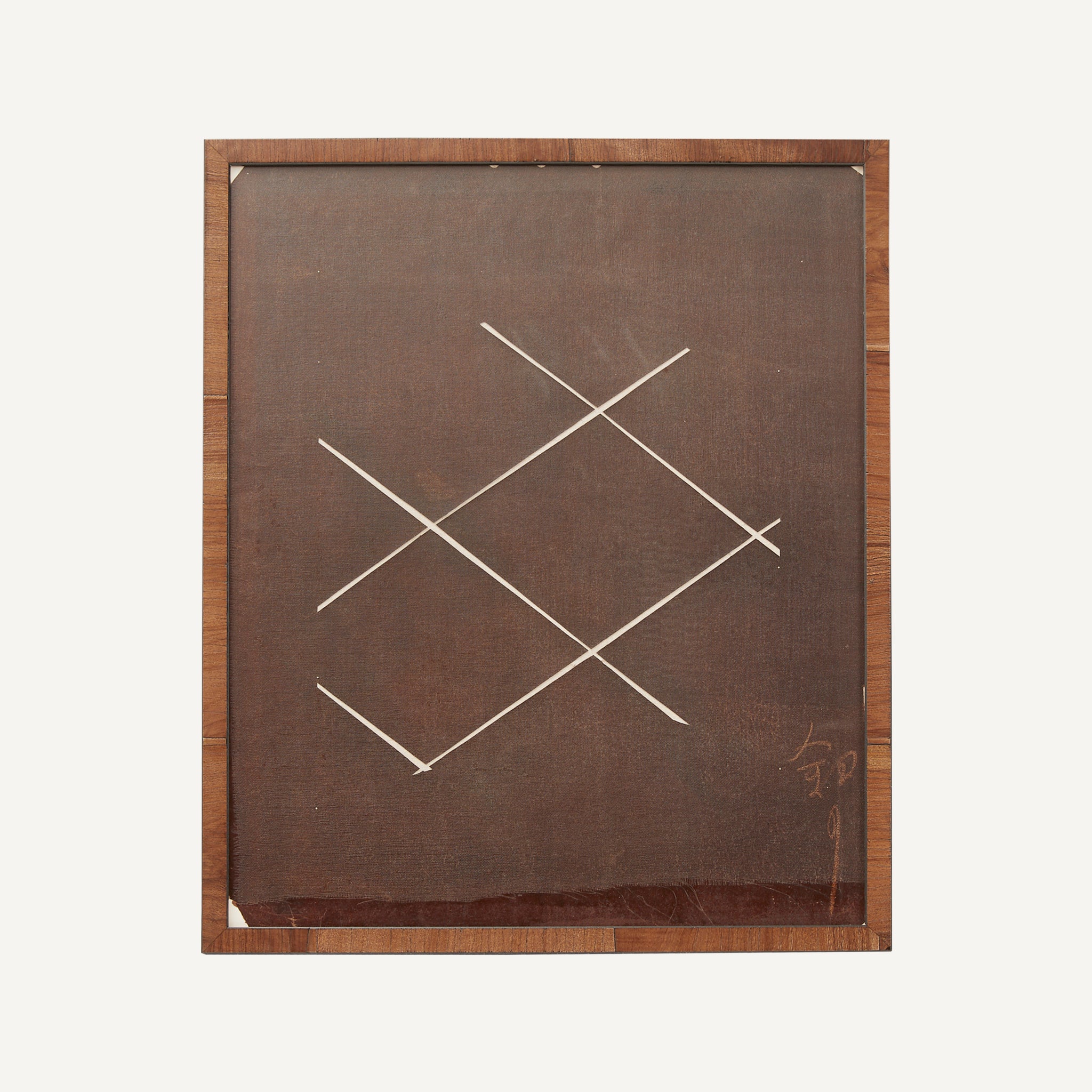 ANTIQUE FRAMED JAPANESE STENCIL