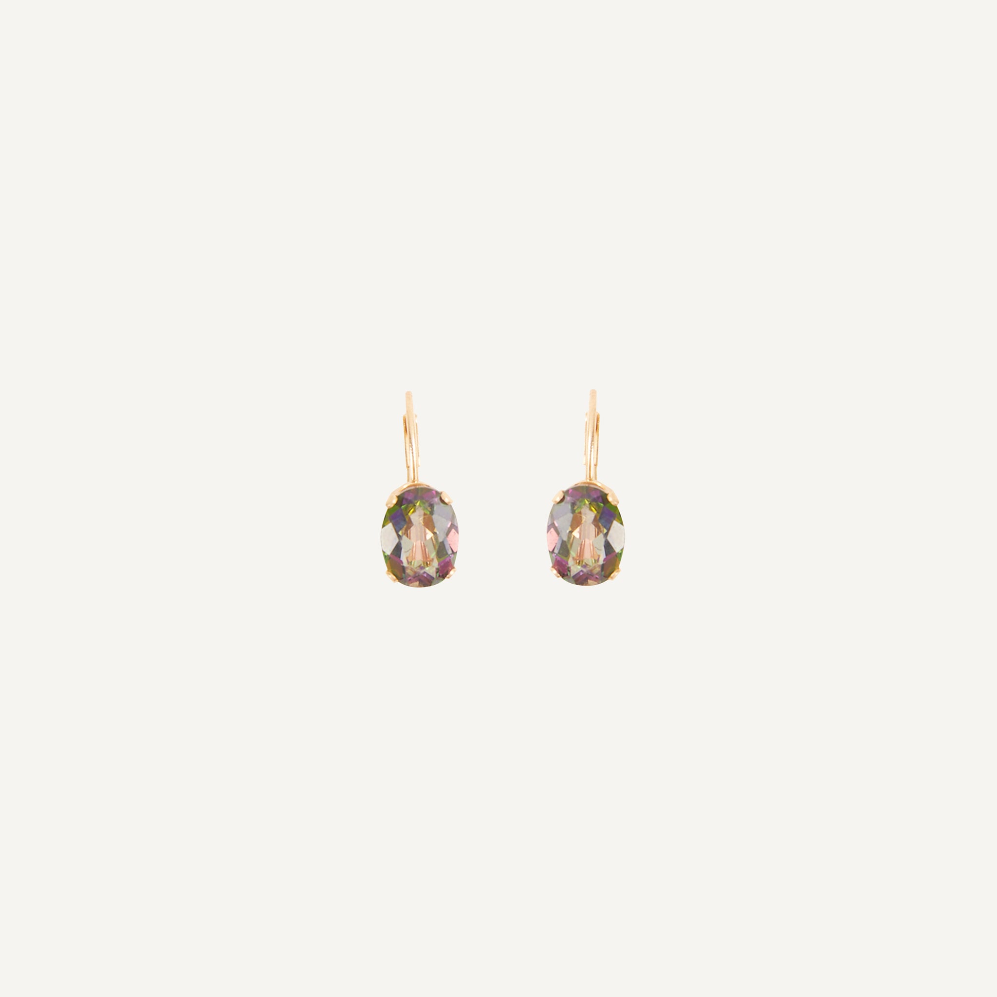 VINTAGE TOPAZ DROP EARRINGS