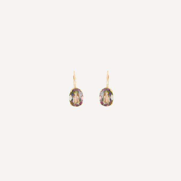 VINTAGE TOPAZ DROP EARRINGS