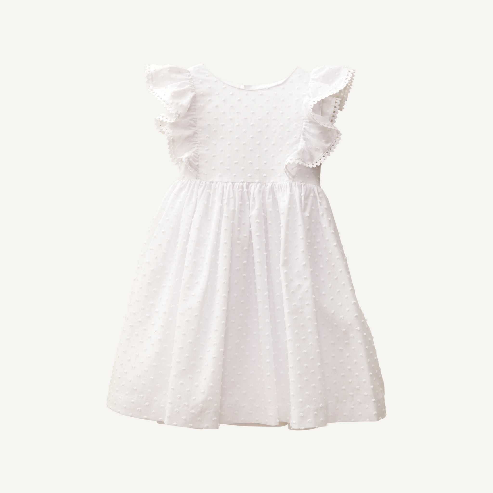 PLAIN GOODS SWISS DOT DRESS