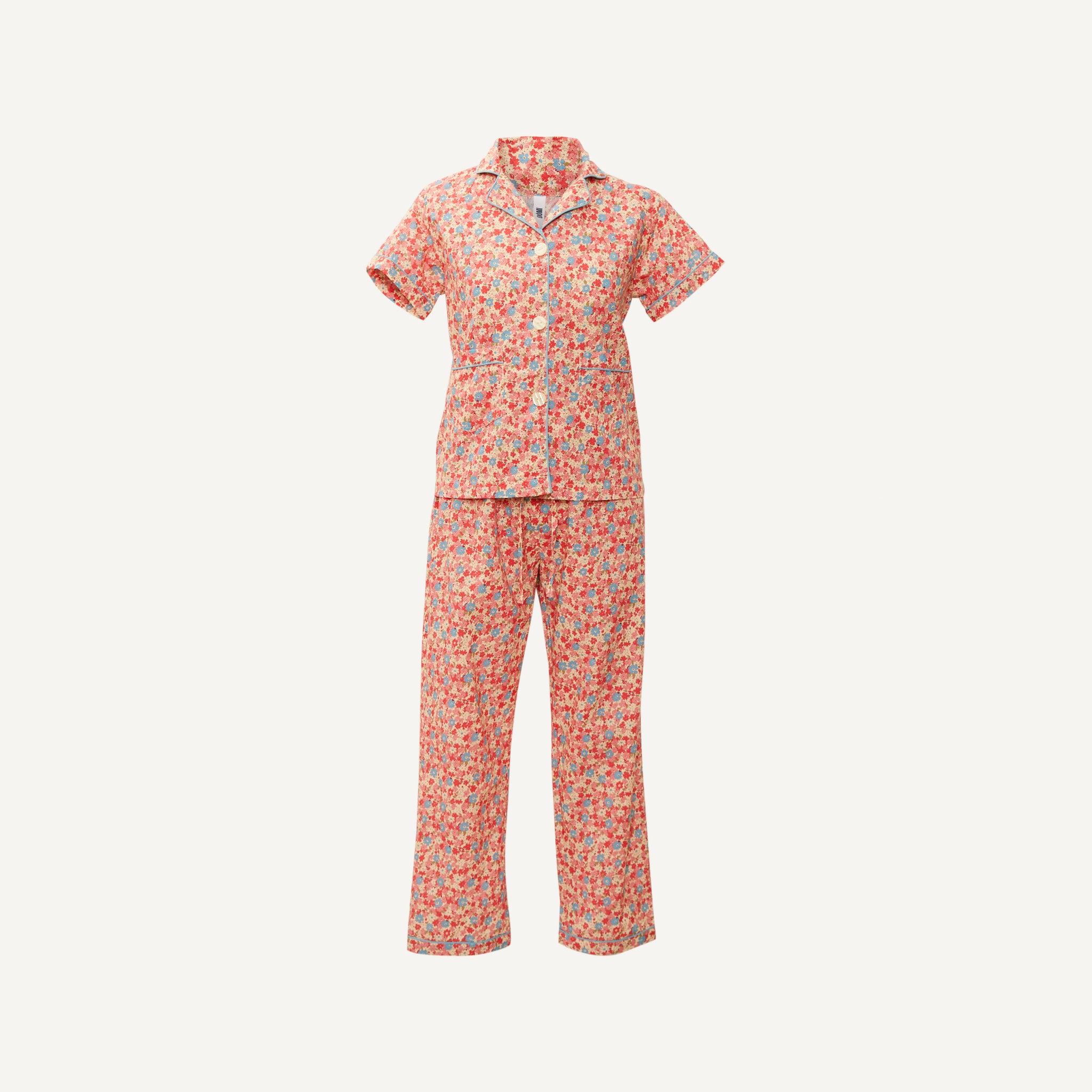 DOMI SHORT SLEEVE CLASSIC PAJAMA SET