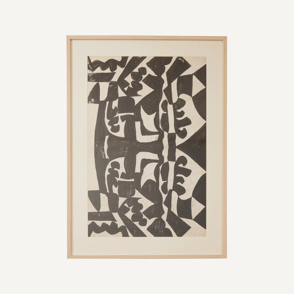 VINTAGE ABSTRACT PAINTING