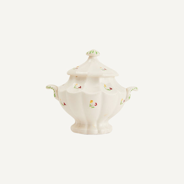 ANTIQUE PETITE SPRIG SUGAR BOWL