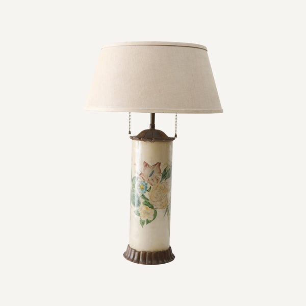 ANTIQUE DECOUPAGE LAMP