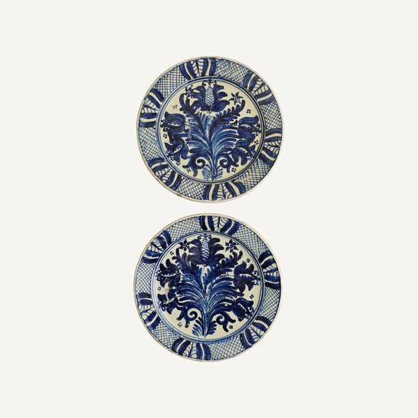 ANTIQUE HAND PAINTED PLATES