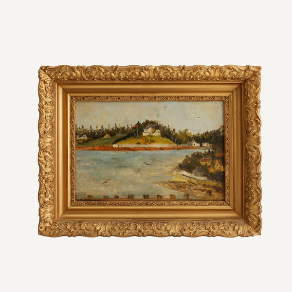 ANTIQUE SCENIC PAINTING
