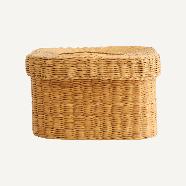ANTIQUE SWEETGRASS BASKET
