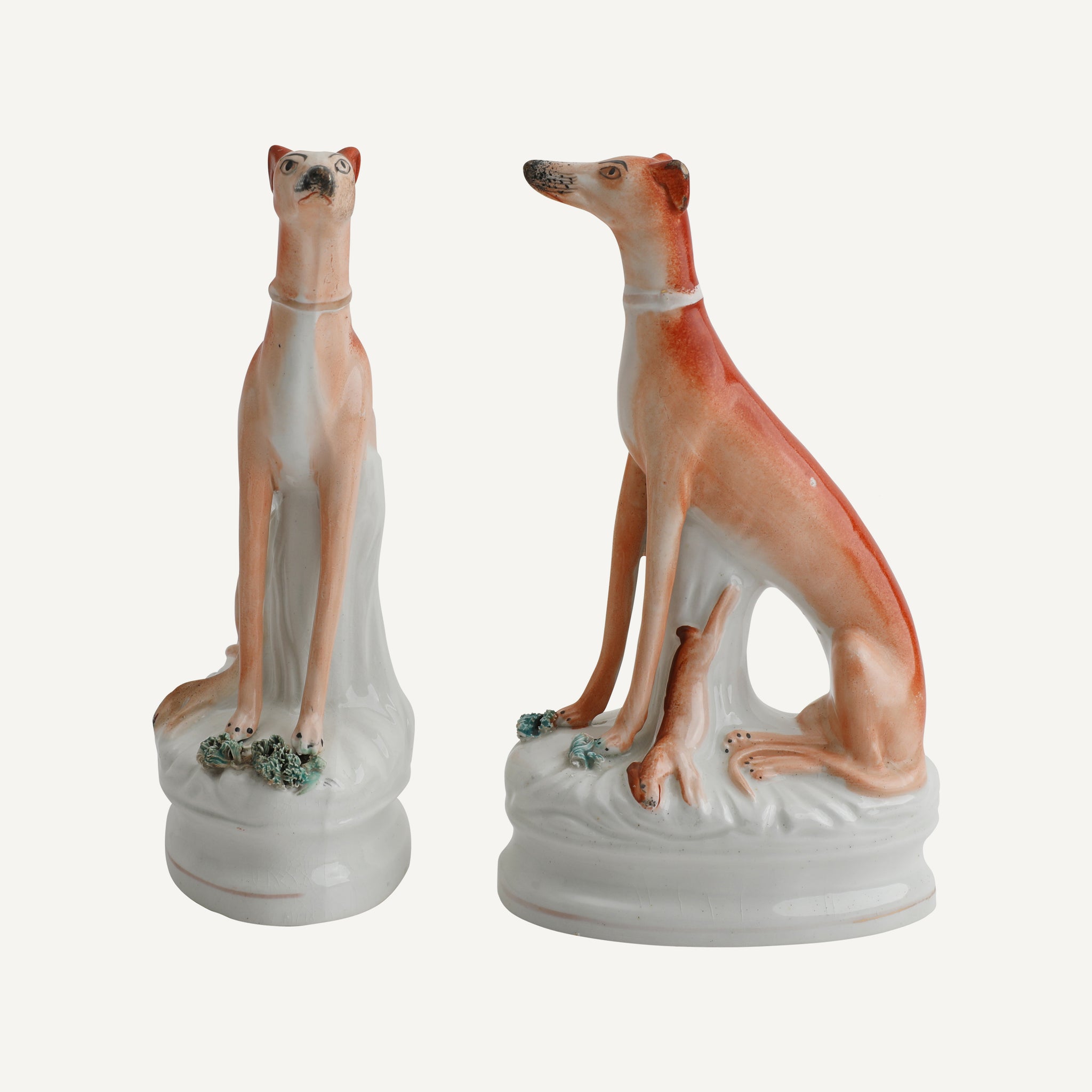 ANTIQUE STAFFORDSHIRE STATUES
