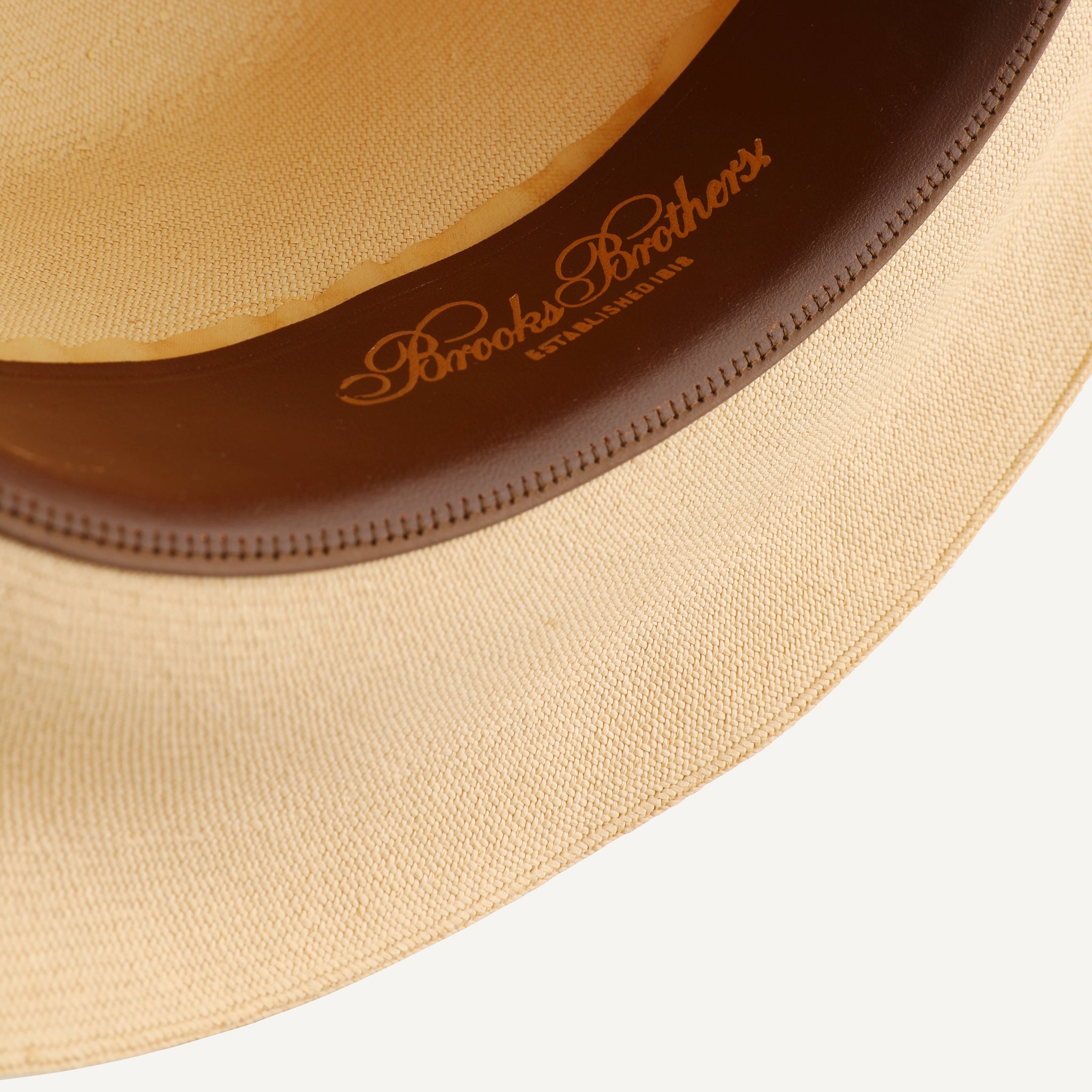 VINTAGE BROOKS BROTHERS PANAMA HAT – PLAIN GOODS