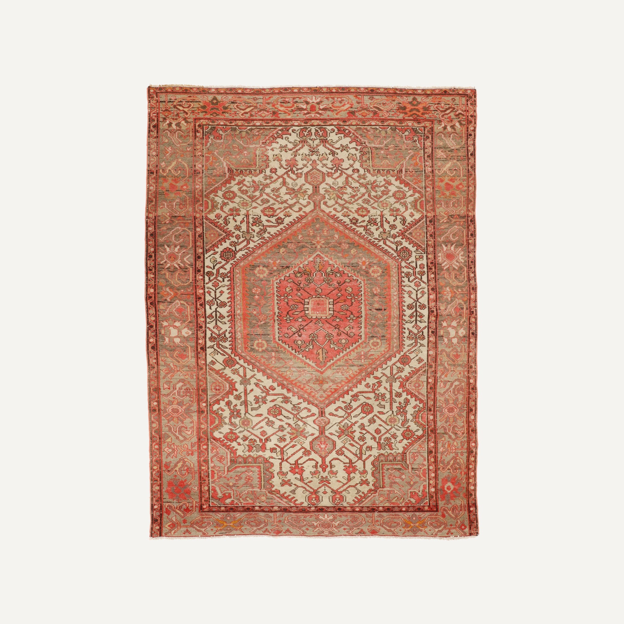 ANTIQUE MALAYER RUG 54" x 78"