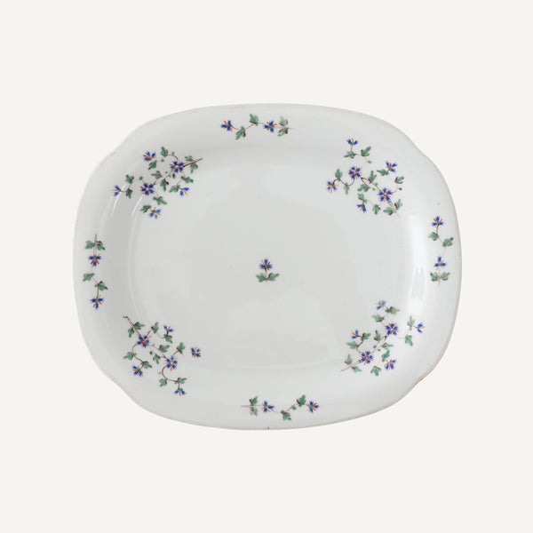 ANTIQUE CORNFLOWER SPRIG TRAY